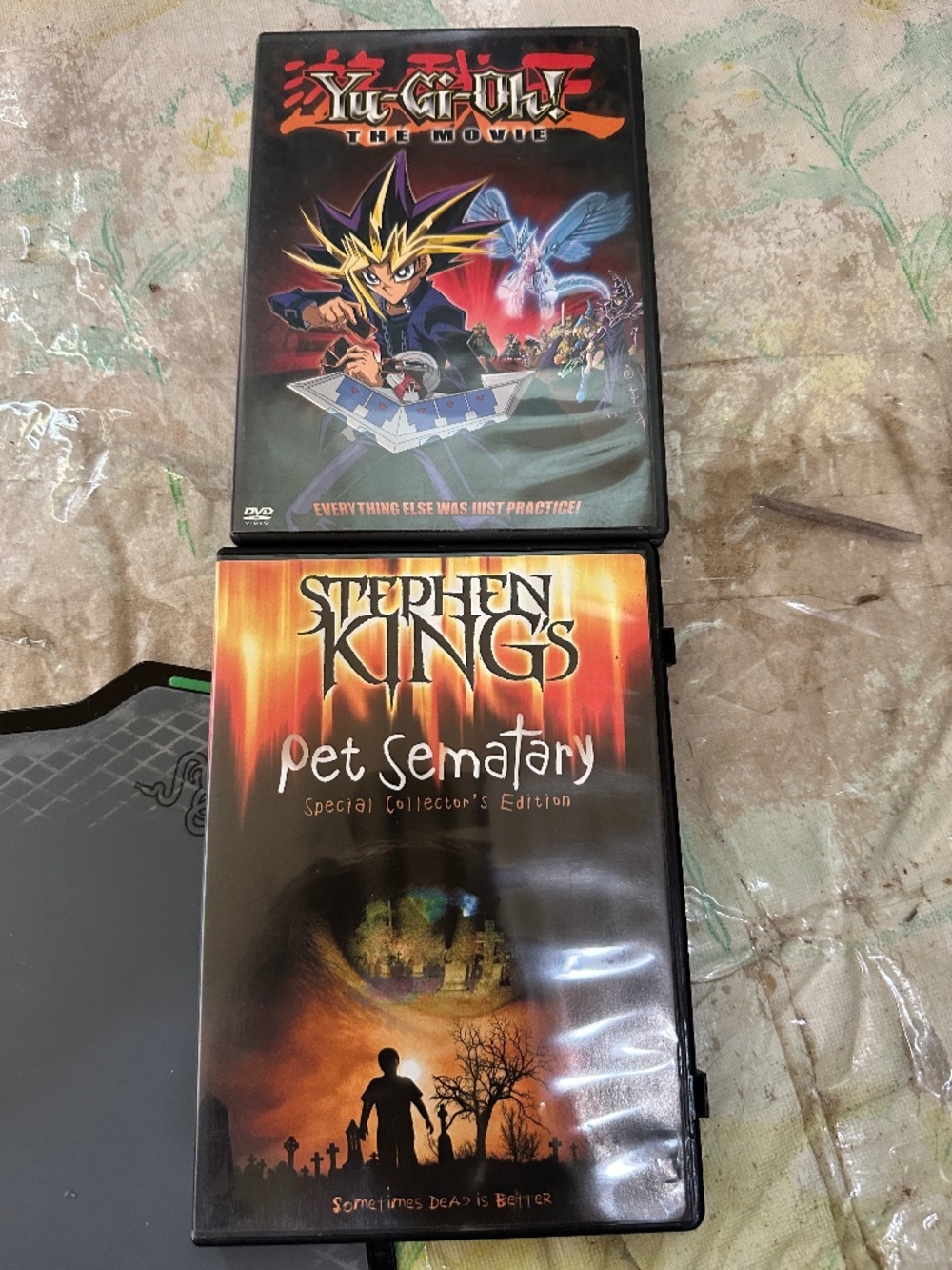 Yu Gi Oh Move & Stephen Kings Pet Sematary DVD's